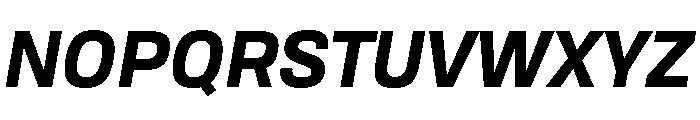Tofino BoldItalicPersonal Font UPPERCASE
