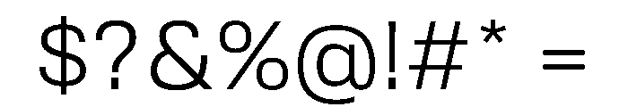 Tofino Book Instance Font OTHER CHARS