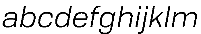 Tofino BookItalic Instance FONT