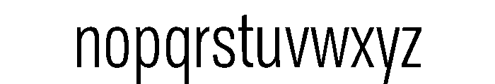 Tofino CondBook Instance Font LOWERCASE