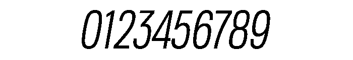 Tofino CondBookItalic Instance Font OTHER CHARS