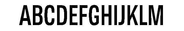 Tofino CondMedium Instance Font UPPERCASE