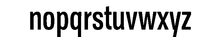 Tofino CondMedium Instance Font LOWERCASE