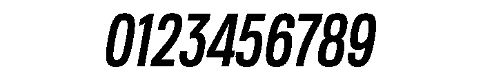 Tofino CondMediumItalic Instance Font OTHER CHARS