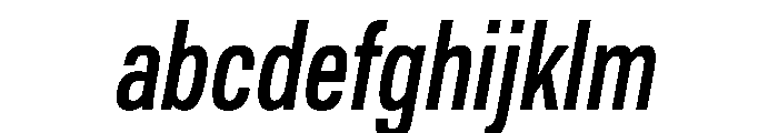 Tofino CondMediumItalic Instance FONT