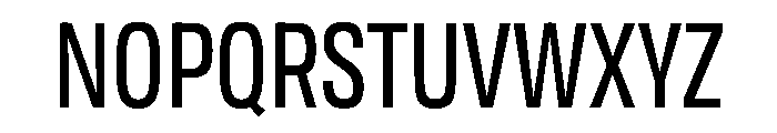 Tofino CondRegular Instance Font UPPERCASE