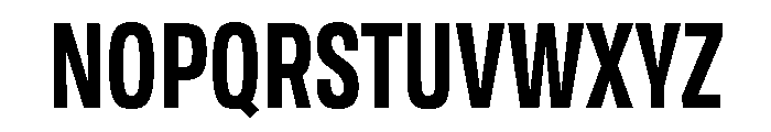Tofino CondSemibold Instance Font UPPERCASE