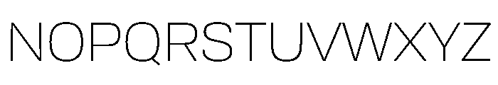 Tofino Light Instance Font UPPERCASE