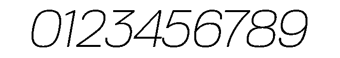 Tofino LightItalic Instance Font OTHER CHARS