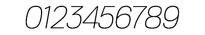 Tofino LightItalicPersonal Font OTHER CHARS