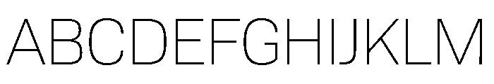 Tofino LightPersonal Font UPPERCASE