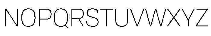 Tofino LightPersonal Font UPPERCASE