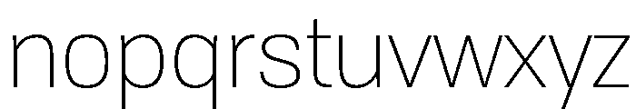 Tofino LightPersonal Font LOWERCASE