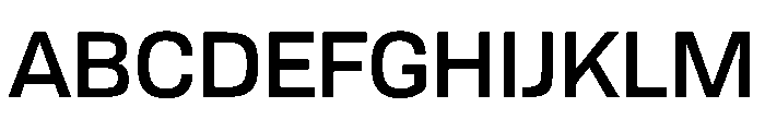 Tofino Medium Instance Font UPPERCASE