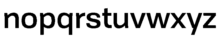 Tofino Medium Instance Font LOWERCASE