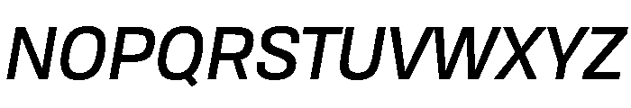 Tofino MediumItalicPersonal Font UPPERCASE