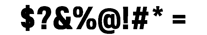 Tofino NarrowBlack Instance Font OTHER CHARS