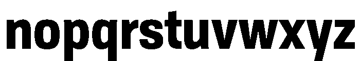 Tofino NarrowBlack Instance Font LOWERCASE