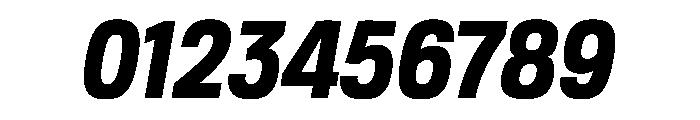 Tofino NarrowBlackItalic Instance Font OTHER CHARS