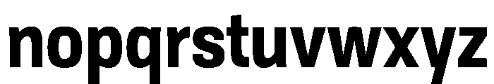 Tofino NarrowBold Instance Font LOWERCASE