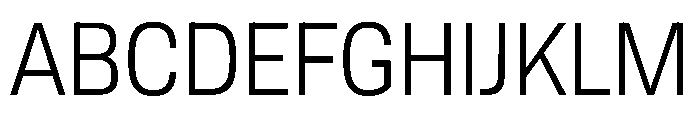 Tofino NarrowBook Instance Font UPPERCASE