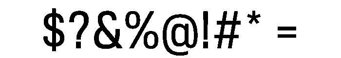 Tofino NarrowRegular Instance Font OTHER CHARS