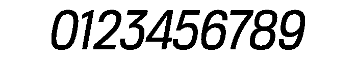 Tofino NarrowRegularItalic Instance Font OTHER CHARS