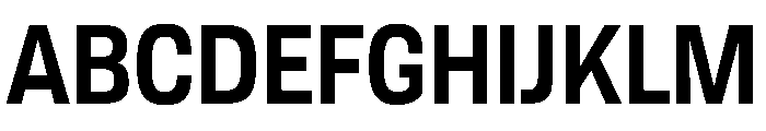 Tofino NarrowSemibold Instance Font UPPERCASE