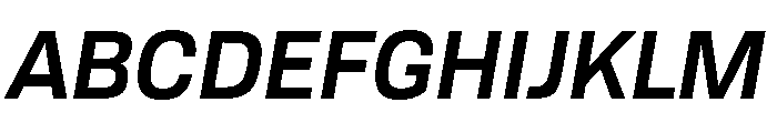 Tofino SemiboldItalicPersonal Font UPPERCASE
