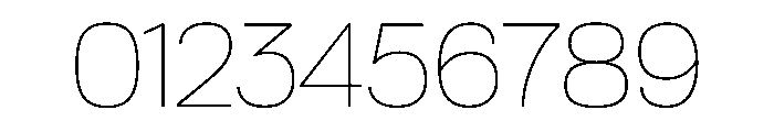 Tofino Thin Instance Font OTHER CHARS