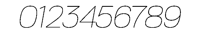 Tofino ThinItalic Instance Font OTHER CHARS