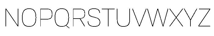 Tofino ThinPersonal Font UPPERCASE