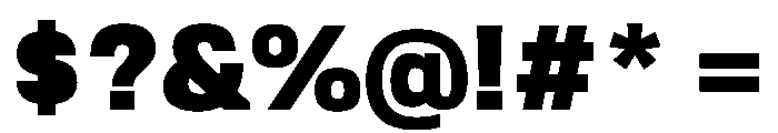 Tofino Ultra Instance Font OTHER CHARS