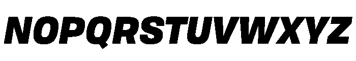Tofino UltraItalic Instance Font UPPERCASE