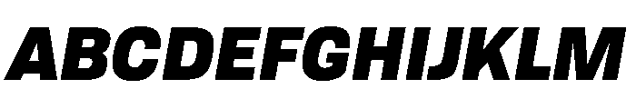 Tofino UltraItalicPersonal Font UPPERCASE