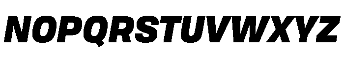 Tofino UltraItalicPersonal Font UPPERCASE