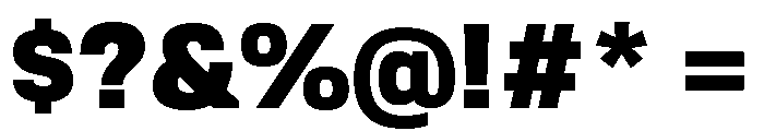 Tofino UltraPersonal Font OTHER CHARS