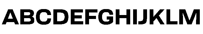 Tofino WideBold Instance Font UPPERCASE