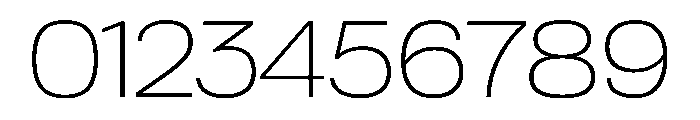 Tofino WideLight Instance Font OTHER CHARS
