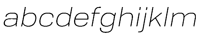 Tofino WideLightItalic Instance FONT
