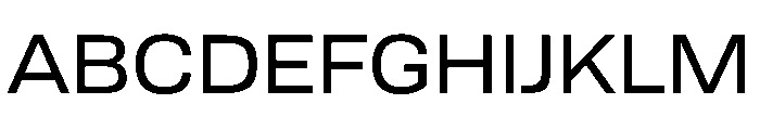 Tofino WideRegular Instance Font UPPERCASE