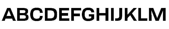Tofino WideSemibold Instance Font UPPERCASE