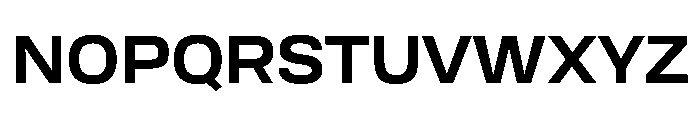 Tofino WideSemibold Instance Font UPPERCASE