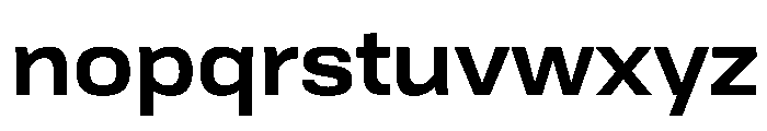 Tofino WideSemibold Instance Font LOWERCASE