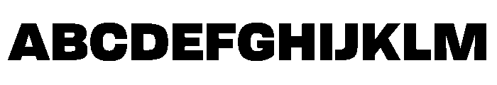 Tofino WideUltra Instance Font UPPERCASE