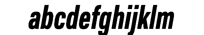 TofinoCond BoldItalicPersonal FONT