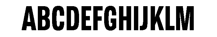 TofinoCond BoldPersonal Font UPPERCASE