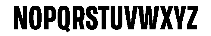 TofinoCond BoldPersonal Font UPPERCASE