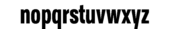 TofinoCond BoldPersonal Font LOWERCASE