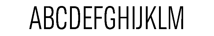 TofinoCond Book Font UPPERCASE